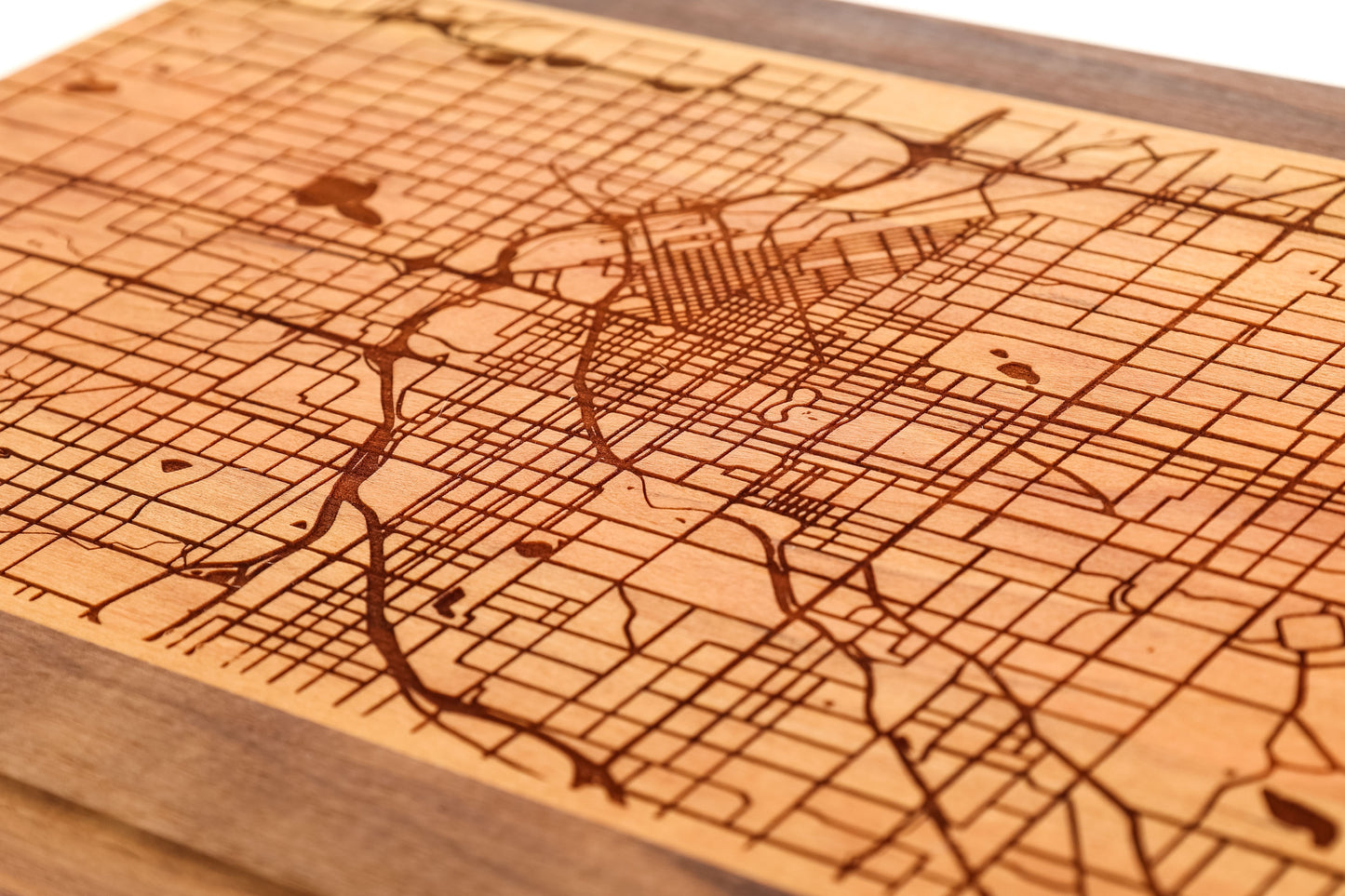 Denver, CO Cherry Cutting Board (9x12)